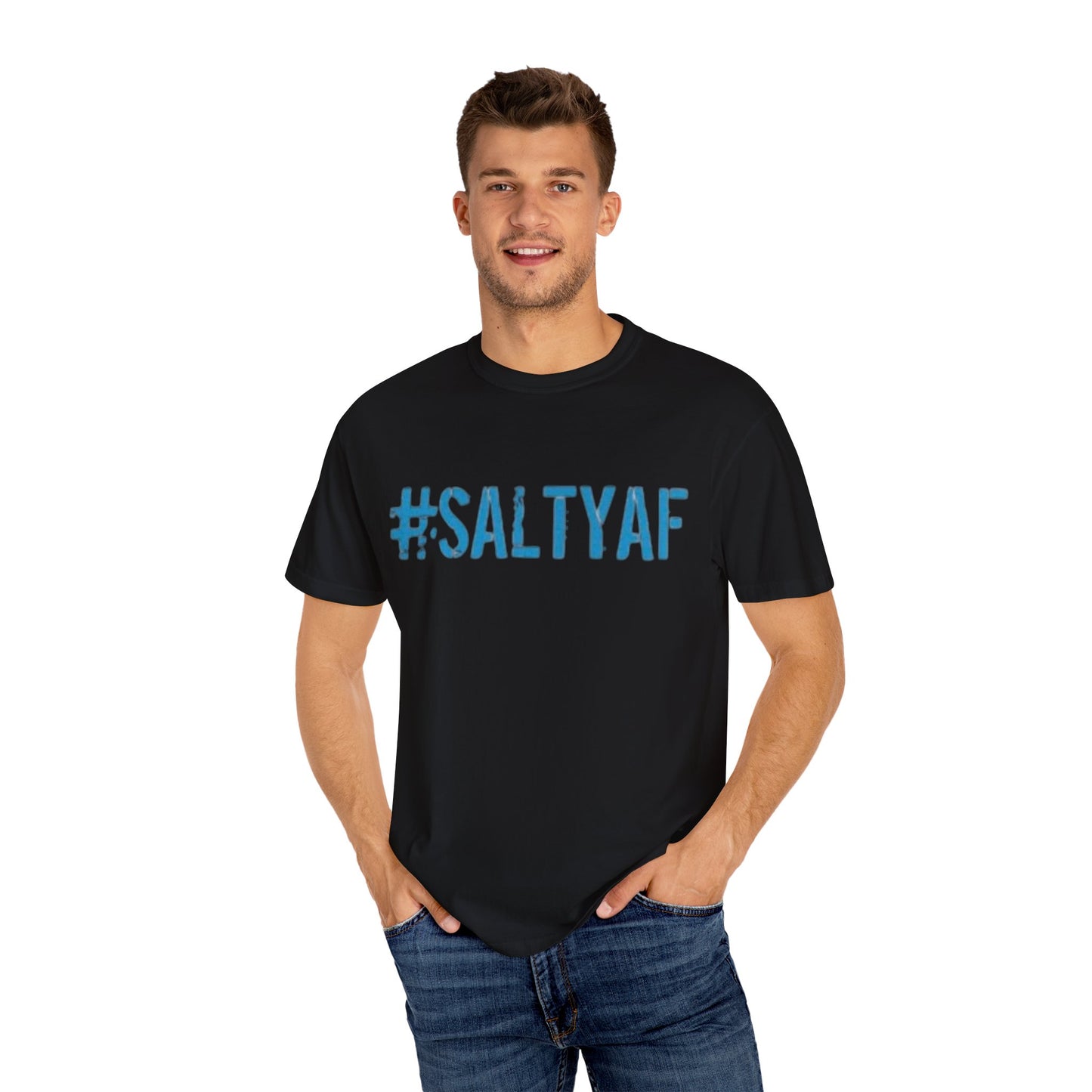 #SALTYAF Unisex Garment-Dyed T-shirt